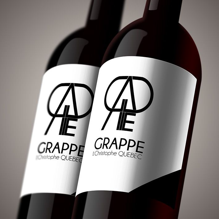 Création d'étiquettes de bouteille de vin