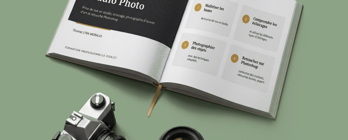 Livre blanc / support de formation « Studio Photo »