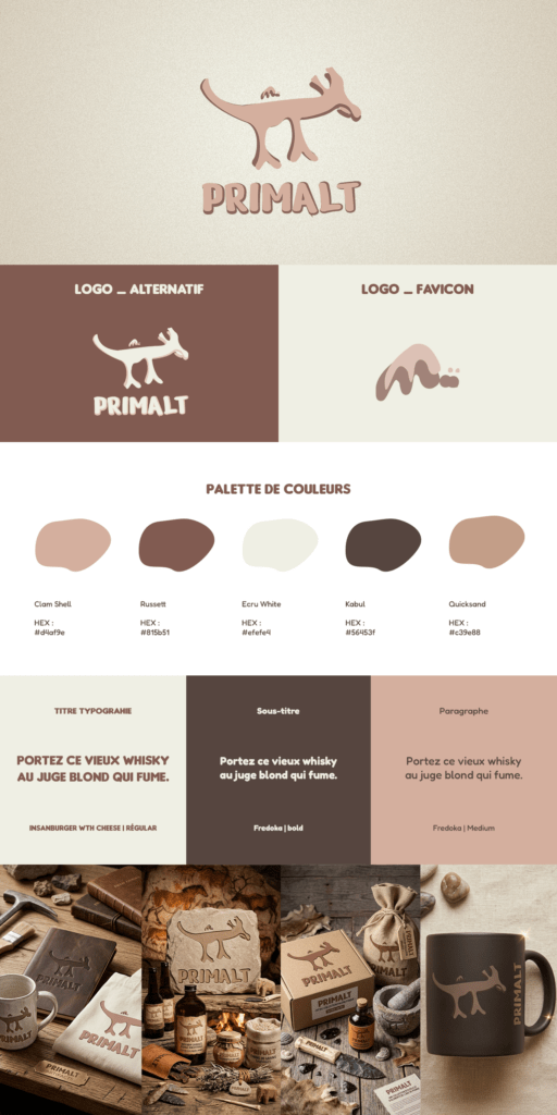 • Branding • Direction artistique • Naming • Identité de marque • Primalt • Agence de graphisme occitanie