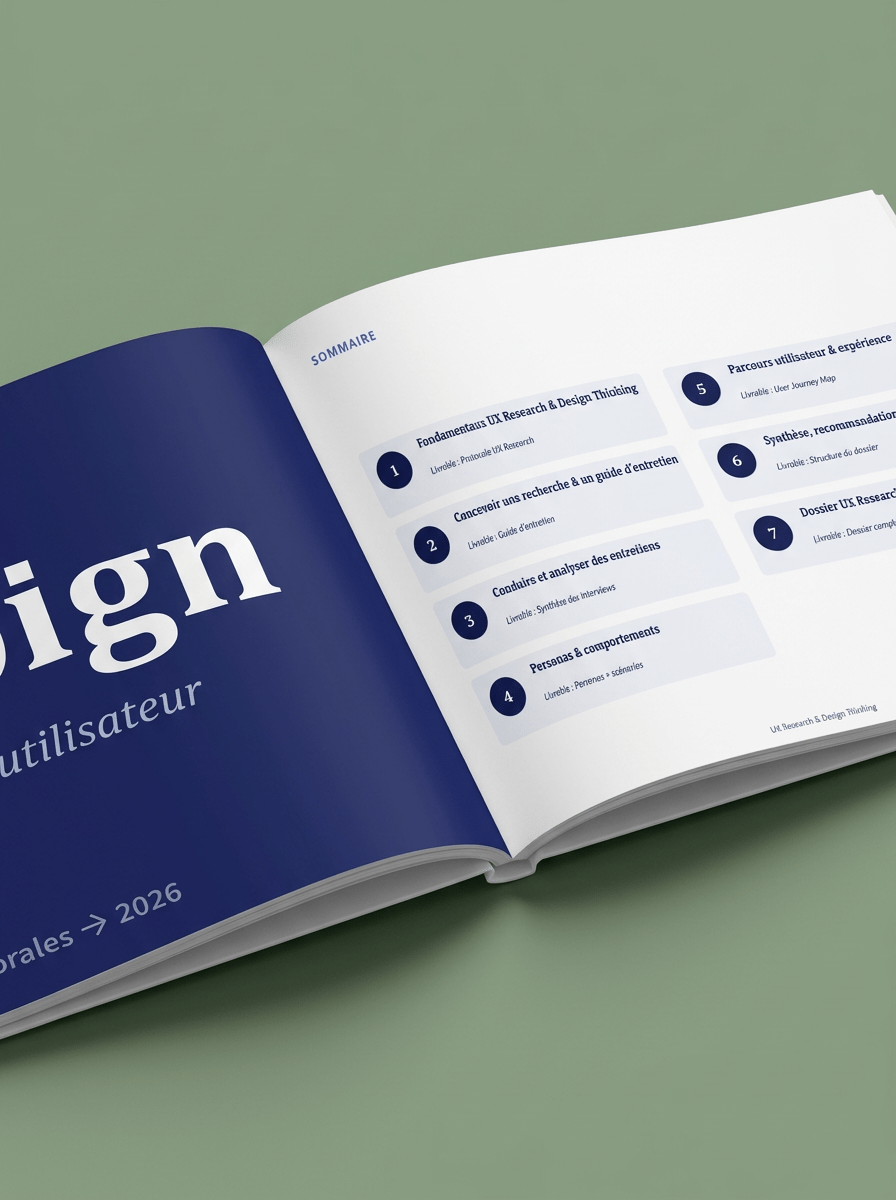 Livre blanc / support de formation « UX Research et Design thinking »